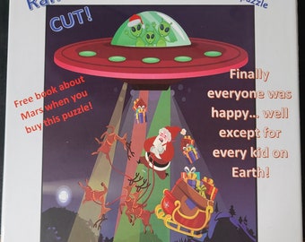 Santa gets Taken - 500 piece puzzle - random cut