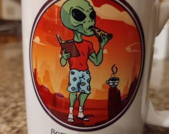 Some days you just need it all -- alien coffee mug