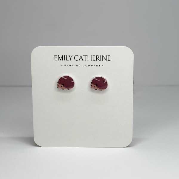 Hedgehog Stud Earrings