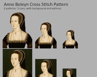 Anne Boleyn Cross Stitch Pattern