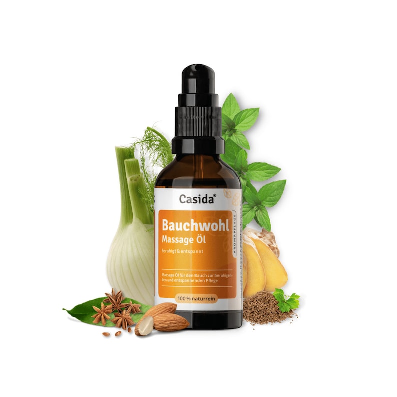 Belly Massage Oil Abdominal Oil Abdominal Pain Relaxation Oil Fennel