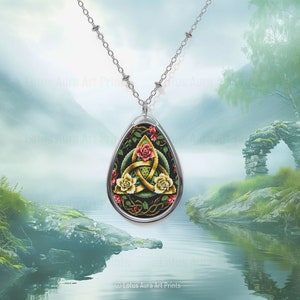 Witches Celtic Unity Knot Powerful Talisman Necklace for Spiritual Person to Balance and Connect to Universal Energy Talisman, Witchy Gifts