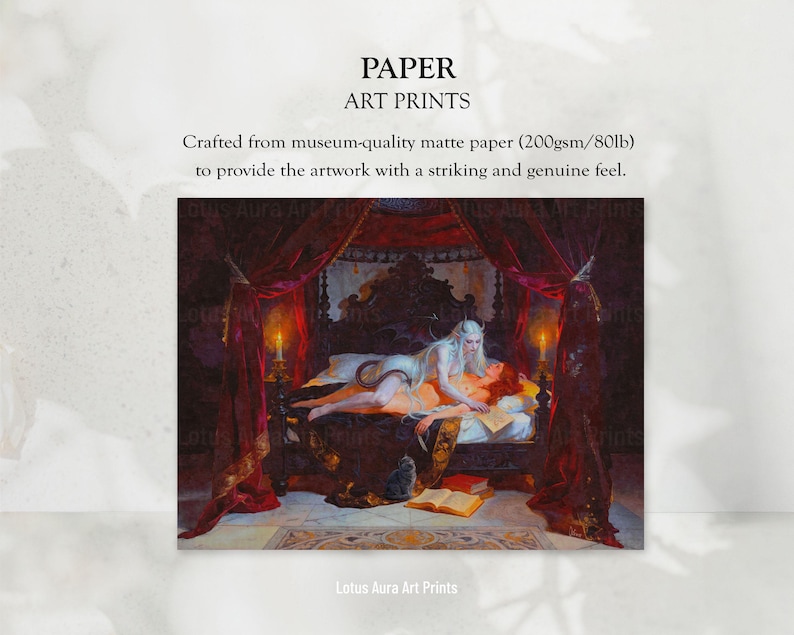 Letters Of Crimson Vow,mature content,vampire bride,vampire couple print,vampire legends,dark book lover gift,bride of dracula,dark gothic vampire,femme fatale,gothic fairy tale,gothic mythology,gothic romantasy,gothic occult art,succubus,Dracula's Bride Print,Gothic Romantasy Femme Fatale Art,Occult Vampire Bedroom Oil Painting,Vampire Couple Gift