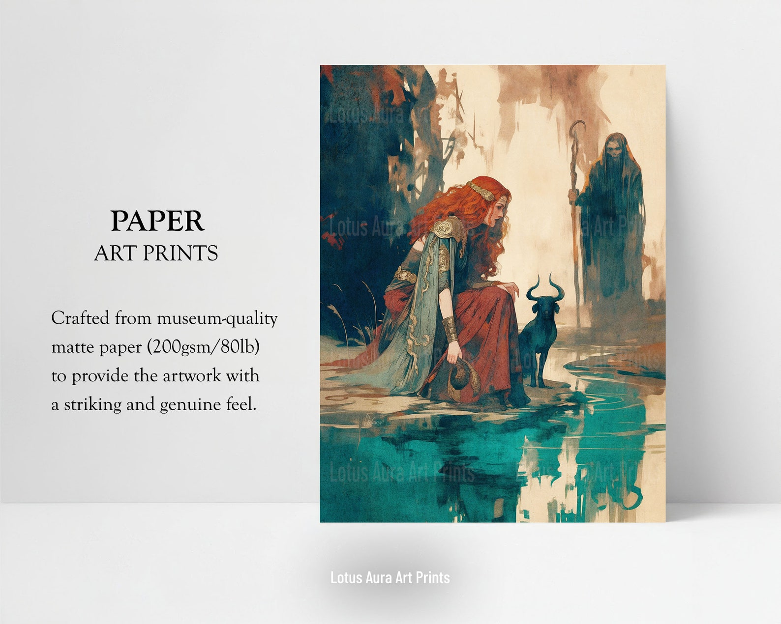 Hecate Art Print, Greek Goddess of Magic and Witchcraft, Hekate Wall ...