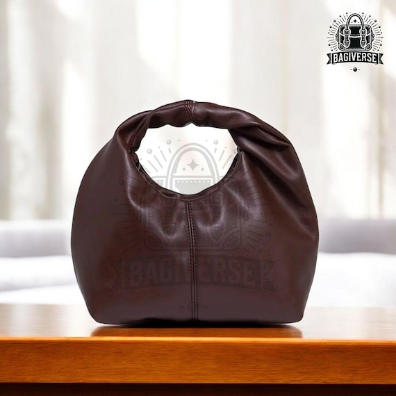 Weiche Leder Knoten Henkel Tasche Schicke Crossbody Handtasche