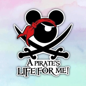 Pirate Night, Mickey & Minnie Pirates, Pirate Deck Party, A Pirate life for me, Ahoy Matey, Disney Cruise Door Magnet, Disney Cruise Magnet