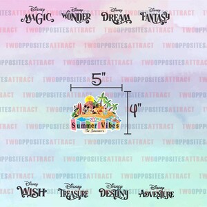 Summer Cruise Magnet, Disney Cruise Door Magnet, Disney Cruise Magnet, Personalized Door Magnet, Summer 2025 Magnet, Summer Vibes 2025, Gift Small 5”