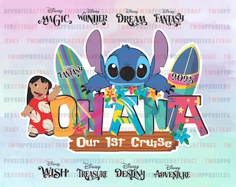 OHANA means family magnet, Disney Ship Magnet, Disney Wish Magic Wonder Treasure Dream Fantasy Magnet, Disney Quotes Magnet