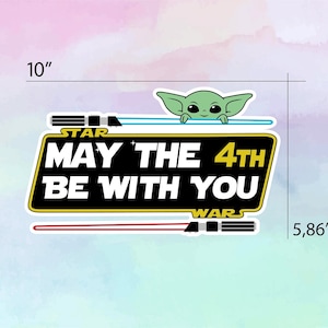 May the 4th be with you Magnet, Disney Characters Star Wars, Star Wars Magnet, StarWars Day, Disney Cruise Door Magnet