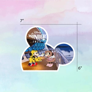 Alaska Cruise Disney Wonder , Alaska Magnet, Disney Cruise Door Magnet, Personalized Alaska Cruise Magnet, Mickey & Minnie Alaska Magnet