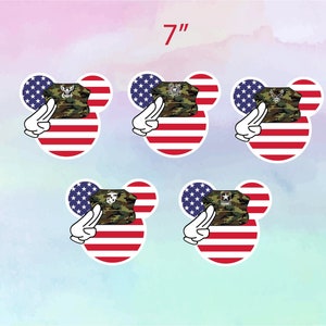 Military Veteran Magnet: Patriotic Army, Navy, Air Force