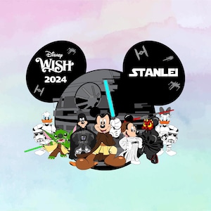 Mickey Head May the 4th be with you Magnet, Disney Characters Star Wars, StarWars Magnet, Star Wars Day, Disney Cruise Door Magnet, Jedi