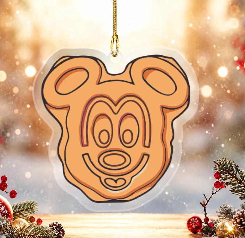 Adornos de Navidad de Disney de Mickey y Minnie con el barco de Disney ...
