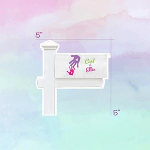 Personalized UP Anniversary Mailbox Magnet, Cruise Door Decor, Ellie and Carl
