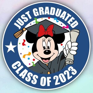 Mickey Graduation Magnet Minnie Graduation Magnet Prom - Etsy