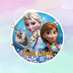 Olaf Anna & Elsa Winter Cruise Magnet, Disney Cruise Door Magnet, Disney Cruise Magnet, Personalized Door Magnet, Frozen Magnet, Olaf Magnet