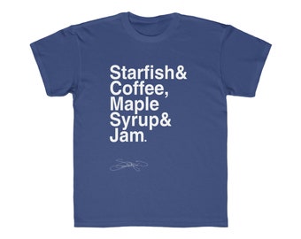 Starfish and Coffee Kids Tee