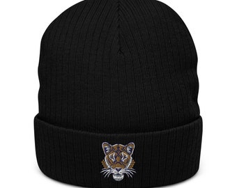 Lioness Love Beanie for Lion Enthusiasts winter skull cap