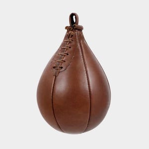 Vintage Style Leather Old School Style Speed Ball, 1900s Retro Style Speed Ball, Boxing Bag, Workout Ball, Exercise Ball, Gift for Boxers
