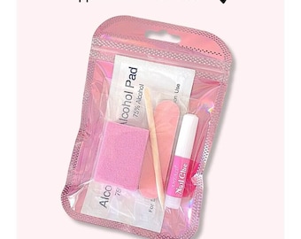 Extra Nail Prep Kit | • press on nails • fake nails • false nails • glue on nails • nail glue • ready to ship •