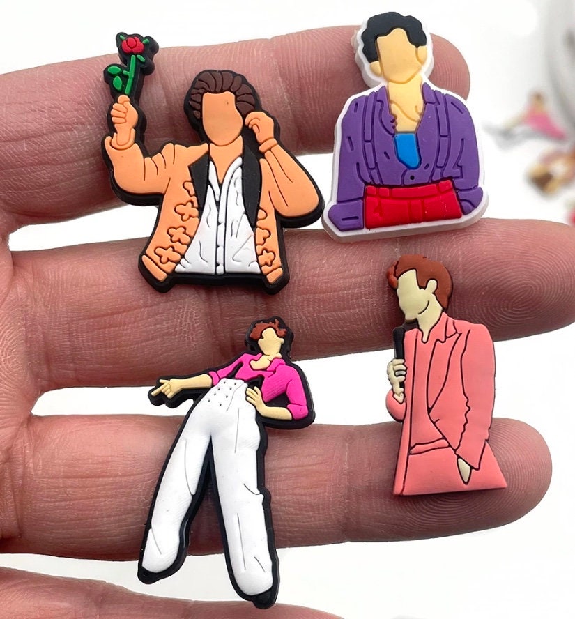 Quirky Trending Harry Styles Croc Charm Jibbitz Design Etsy UK
