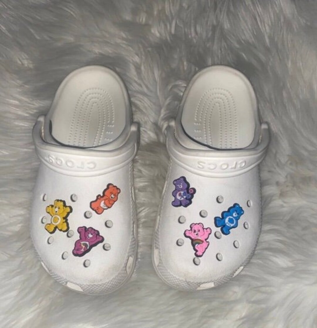 Quirky Trending Care Bears Inspired Croc Charm Jibbitz Design. Shipped With Royal Mail Random