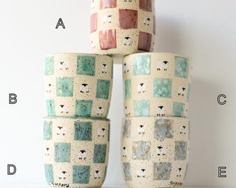 Little Sheep Cups | Handmade Pottery