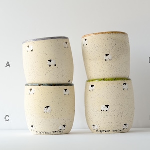 Little Sheep Cups | Handmade Pottery
