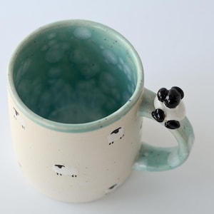 Little Sheep Mugs with Sheep Thumbrests | Handmade Pottery | Handmade Ceramics | Handmade Mugs