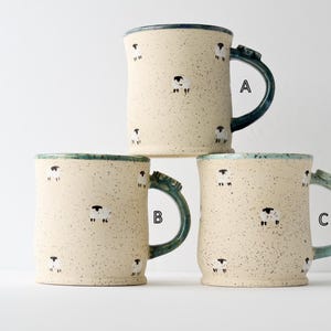 Sheep Mug with Little Sheep | Handmade Pottery | Handmade Ceramics