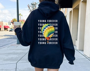 BTS Young Forever Night Sweater, BTS Sweater, BTS Hoodie, Kpop Gift, Kpop Merch, Bangtan Sweater