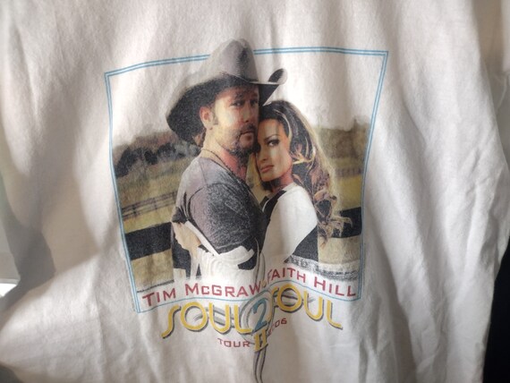 Y2k Tim McGraw and Faith Hill tour shirt - image 1