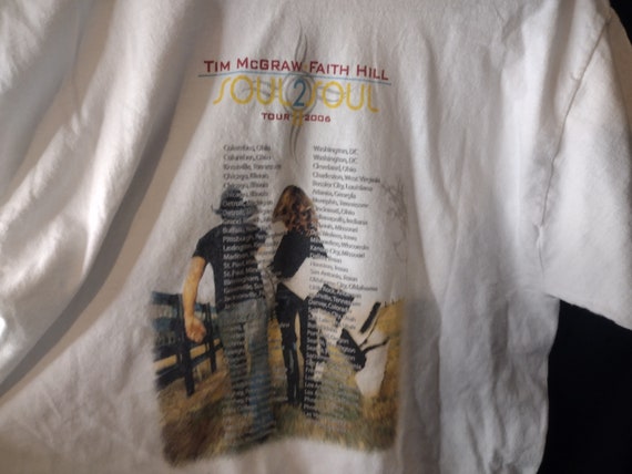 Y2k Tim McGraw and Faith Hill tour shirt - image 3
