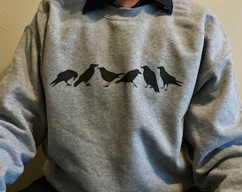 Six of Crows Crewneck Sweatshirt - Crow Club - Ketterdam - Leigh Bardugo