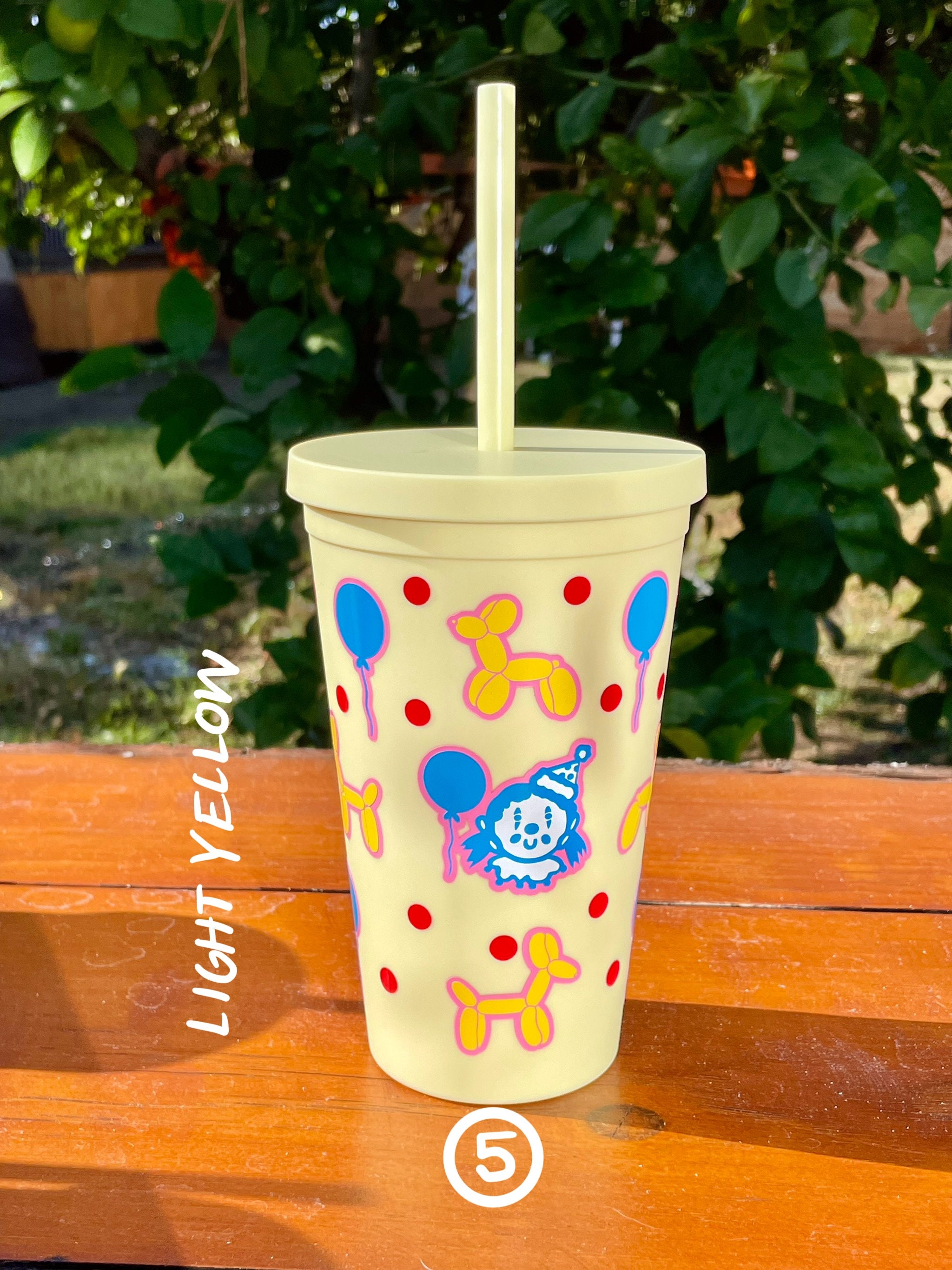 Clown Custom Cup 16 Oz Double Walled Acrylic Cup Tumbler Clown Core ...