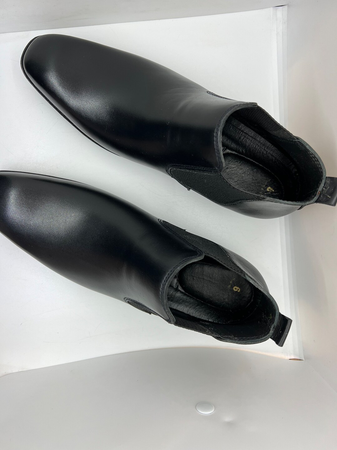 genuine leather chelsea boots