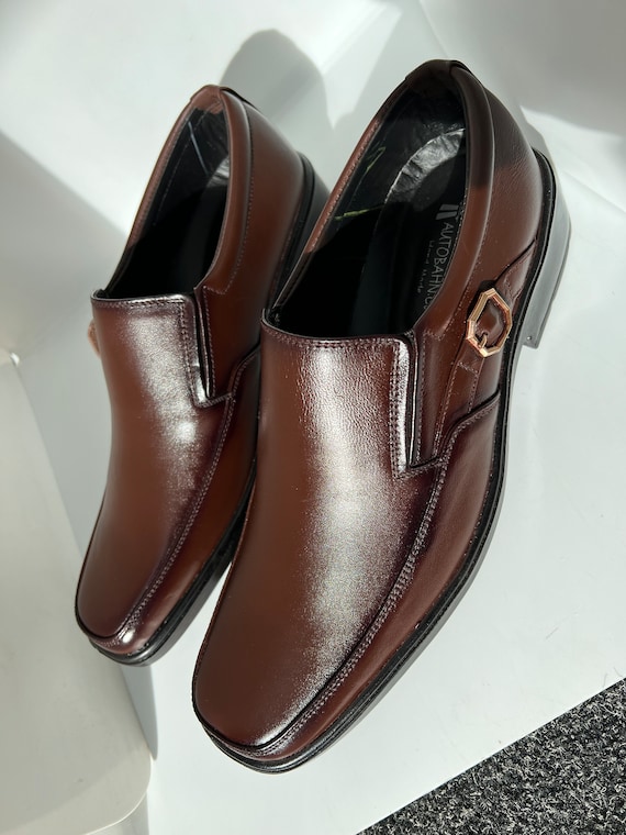 white christmas dresses Dress Shoe Cap Toe Oxford Brown Antique Leather D (Medium) / 15