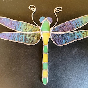 Stained glass dragon fly Sun catcher