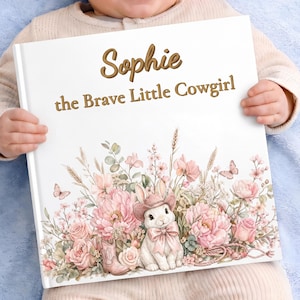 Personalized Cowgirl Bedtime Story Book, Custom Personalized Cowgirl Bedtime Story Gift, Personalized Kids Story, Gift for Kids image 1
