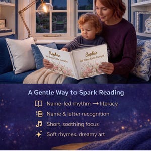 Personalized Cowgirl Bedtime Story Book, Custom Personalized Cowgirl Bedtime Story Gift, Personalized Kids Story, Gift for Kids image 6