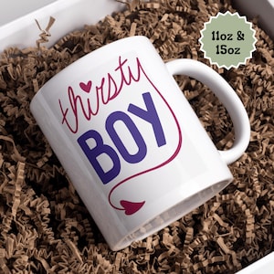 Thirsty Boy Mug, Fizzarolli Oh Deer Coffee Mug Cups, Hotel Hazbin Mug