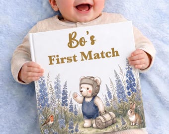 Personalized Wrestling Storybook for Kids, Custom Baby Boy Wrestler Gift Book, Toddler First Match Keepsake, Little Wrestling Lover Story