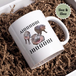 Moo Deng Mug, Moo Deng Hippo, Moodeng Hippo, Moo Deng Memes, Moo Deng Baby, Baby Hippo Moo Deng, Moo Deng Mood, Moo Deng Gift