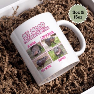 Moo Deng Mug, Moo Deng Hippo, Moodeng Hippo, Moo Deng memes, Moo Deng Baby, Baby Hippo, Moo Deng Lover, Moo Deng Gift, Gift For Coworker