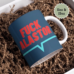 Fizzarolli Oh Deer Coffee Mug Cups, F*ck Alastor Mug, Hotel Hazbin Mug