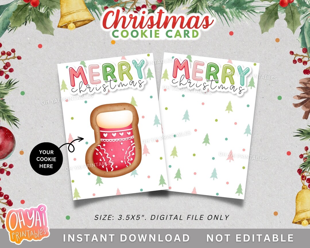 Christmas Cookie Card 