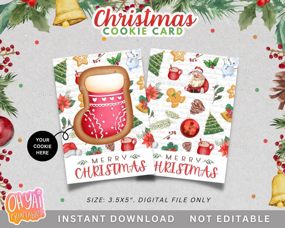 Christmas Cookie Card 