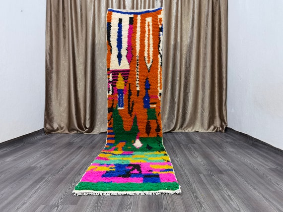 Custom Runner Rug, Berber rug runner for hallway decor home, kitchen rug runner, Handwowen Rug, Bohemian rug, authentic Berber rug