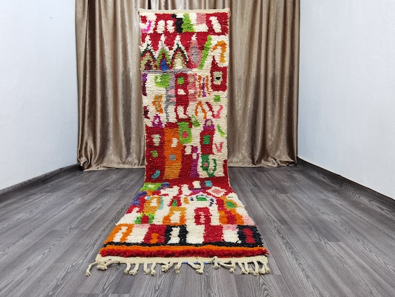 STUNNING MOROCCAN RUG For Your Living Room, Artistic Handwoven Berber Rug , Hand woven rug,  Berber Azilal Natural Artwork Sofa Rug