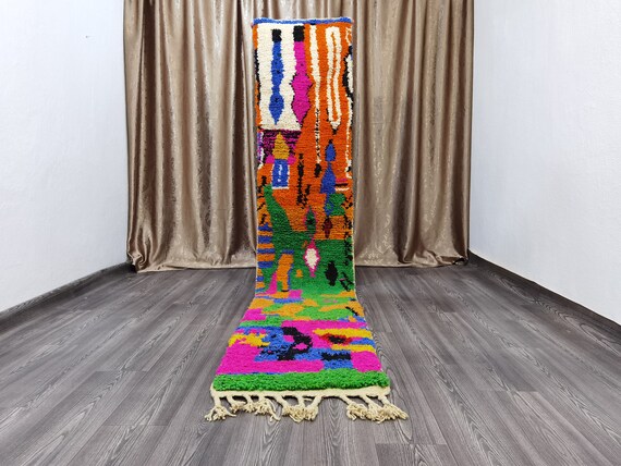 Custom Size runner rug - Custom Moroccan Rugs - Custom Made Hnadwoven Carpet - Moroccan Berber Rug - Rug for living room - Tapis Berber